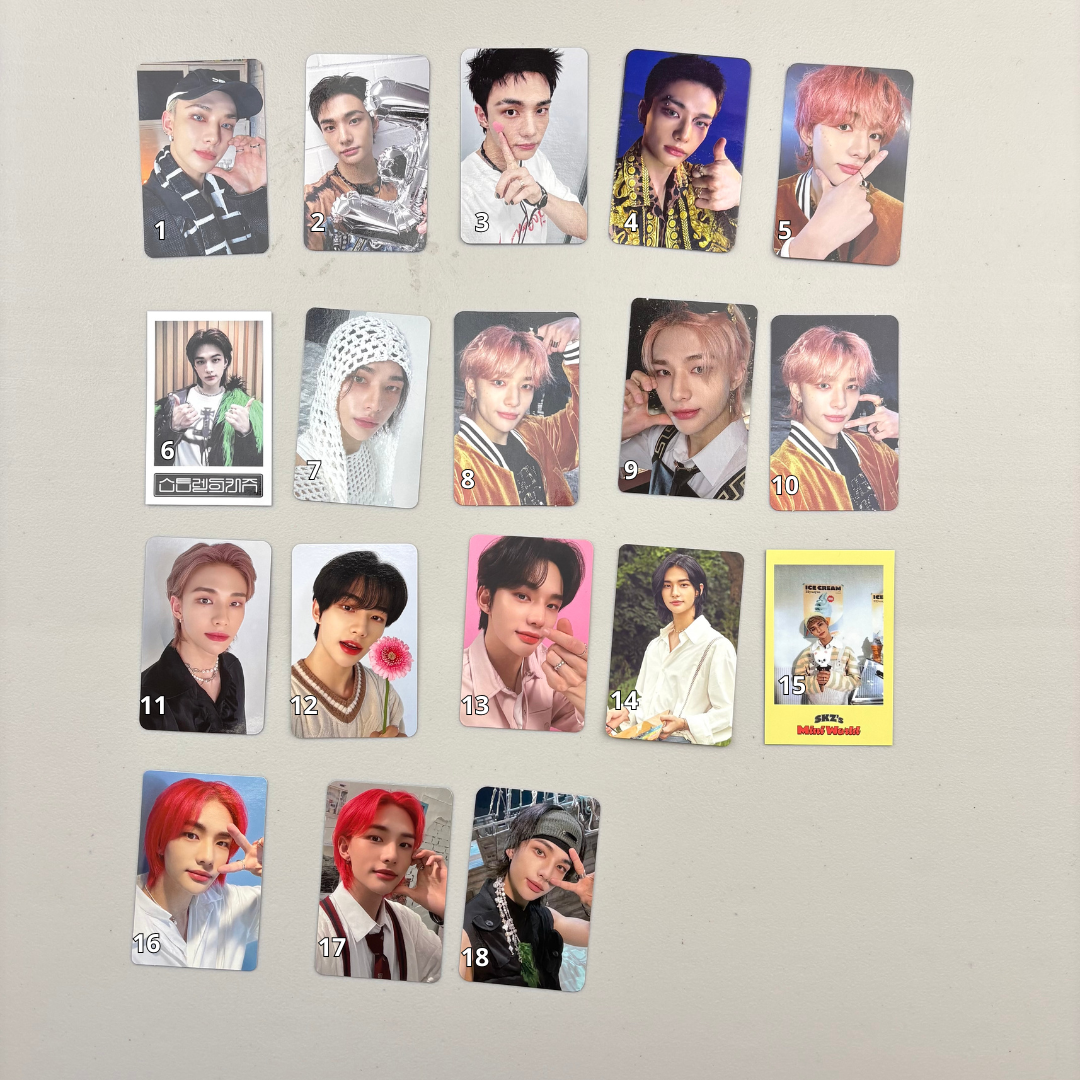 Photocards de Hyunjin