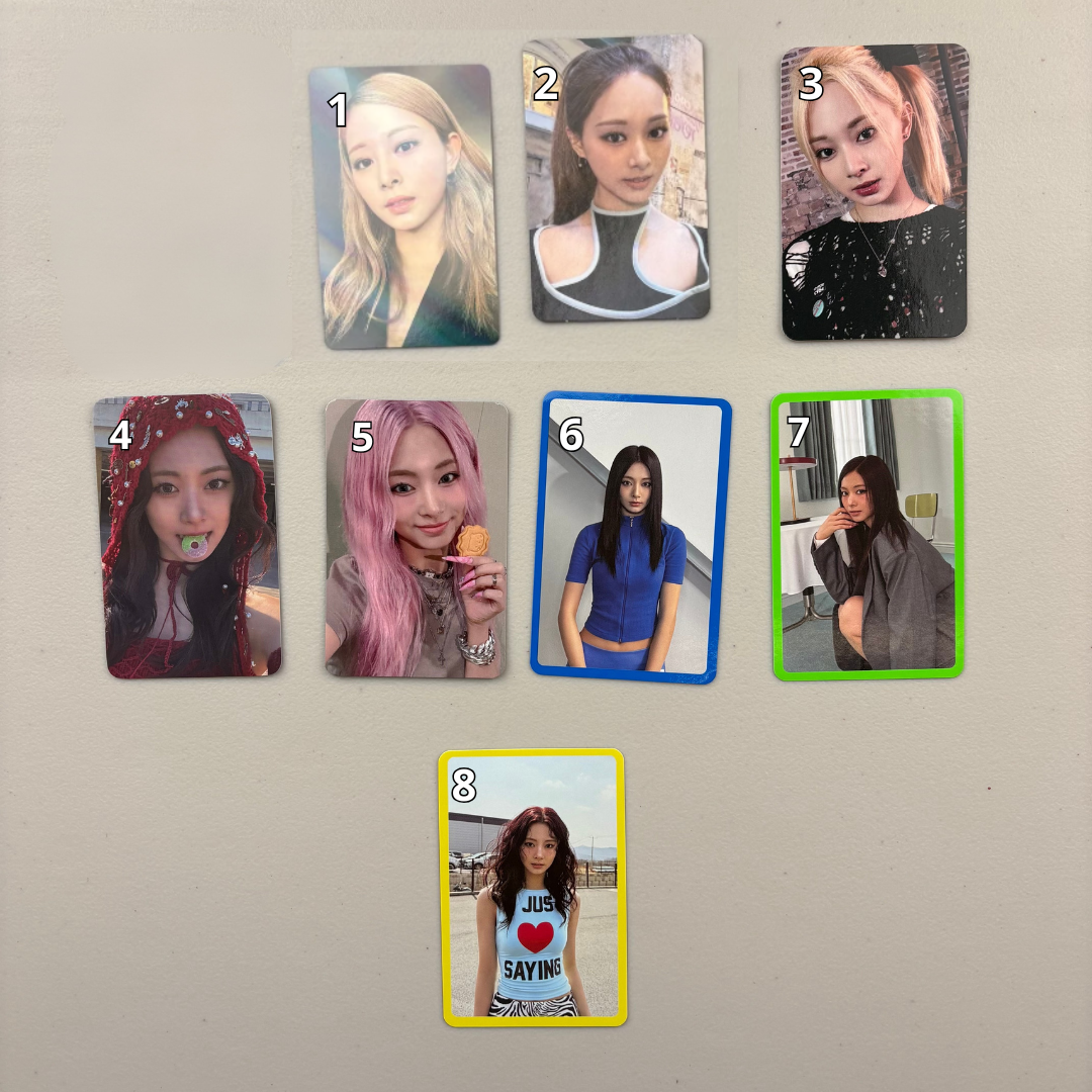 Photocards de Tzuyu