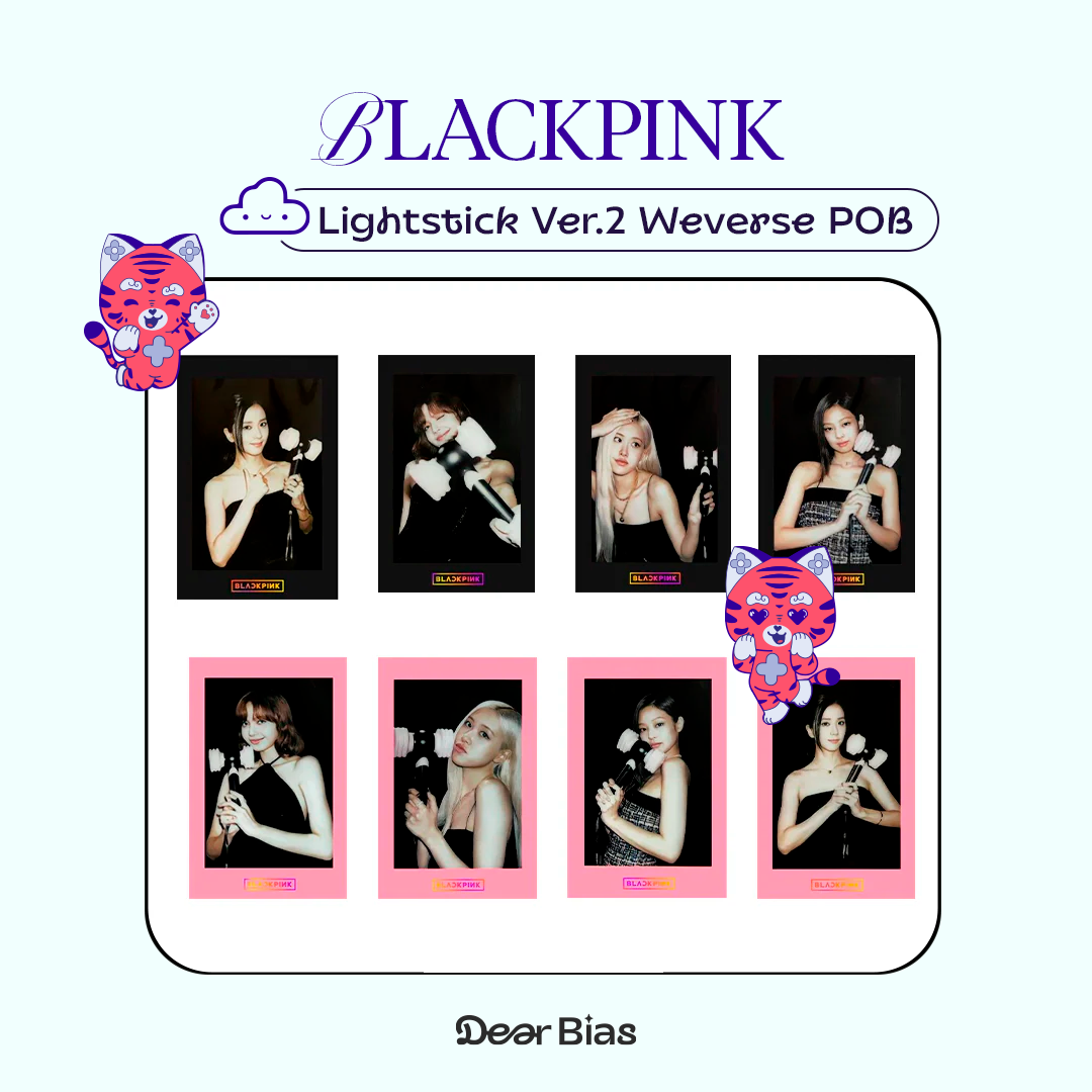 BLACKPINK - Lightstick ver. 2 Photocards Weverse [POB]