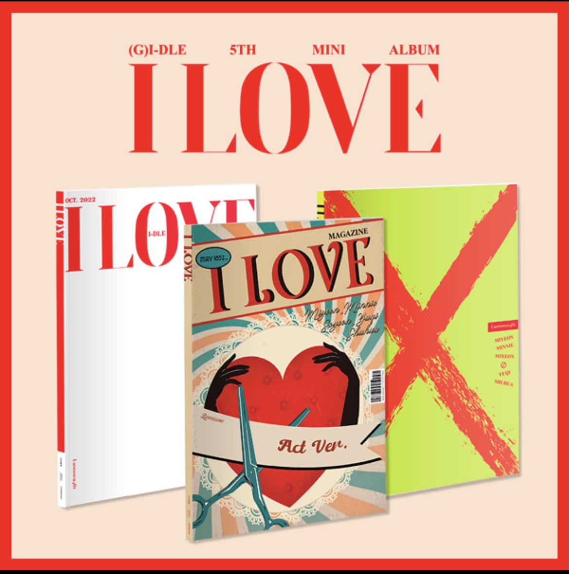 (G)I-DLE - I LOVE 5th Mini Album