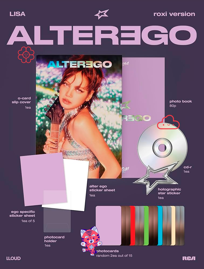 LISA - [Alter Ego] (Photobook Ver.) (Roxi ver)