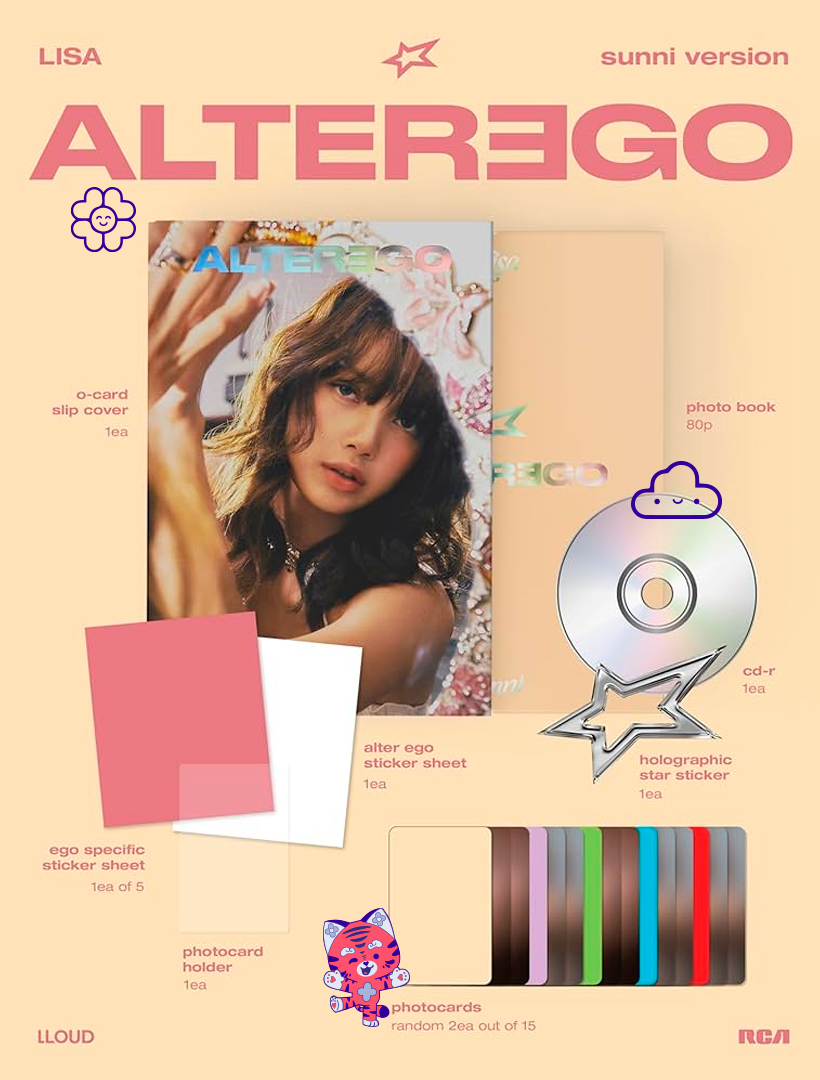LISA - [Alter Ego] (Photobook Ver.) (Sunni ver)