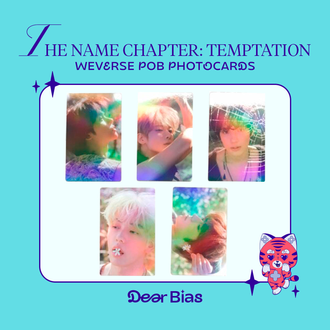 TXT - Temptation Photocard Weverse POB