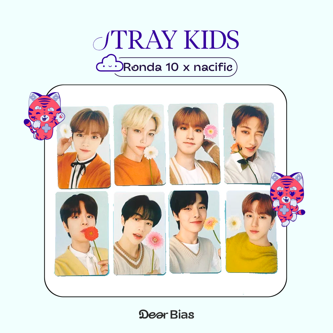 STRAY KIDS - Ronda 10 [STRAY KIDS x NACIFIC] Paquete photocards