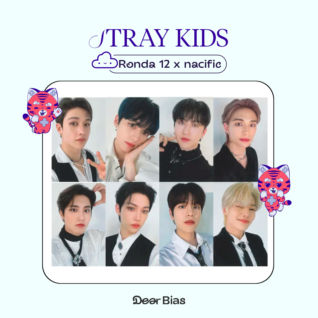STRAY KIDS - Ronda 12 [STRAY KIDS x NACIFIC] Paquete photocards