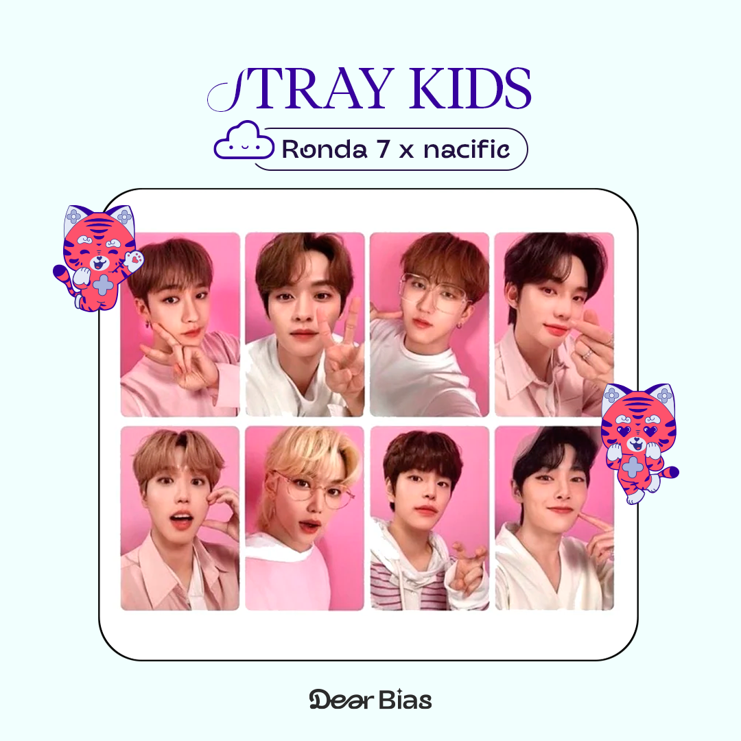 STRAY KIDS - Ronda 7 [STRAY KIDS x NACIFIC] Paquete photocards