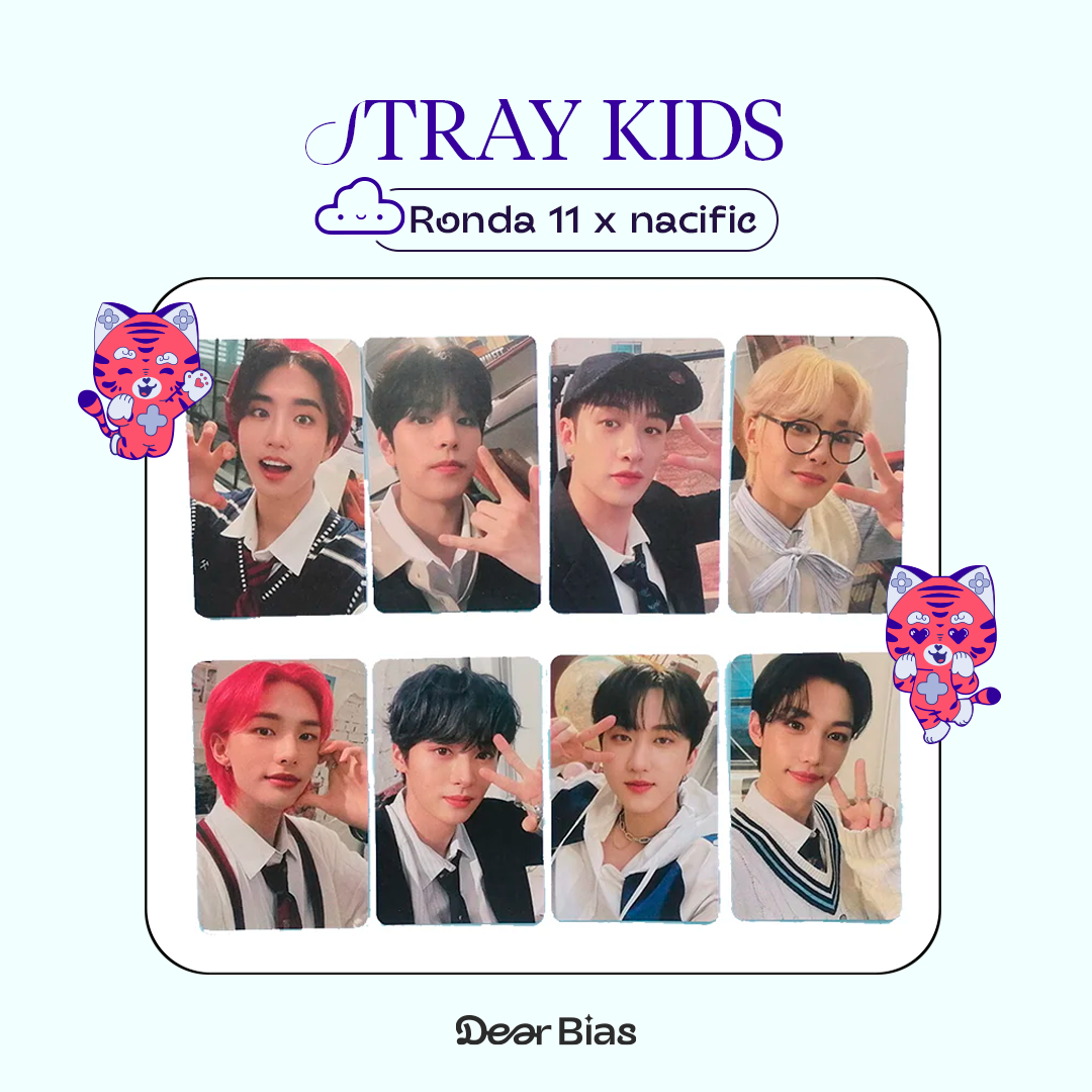 STRAY KIDS - Ronda 11 [STRAY KIDS x NACIFIC] Paquete photocards