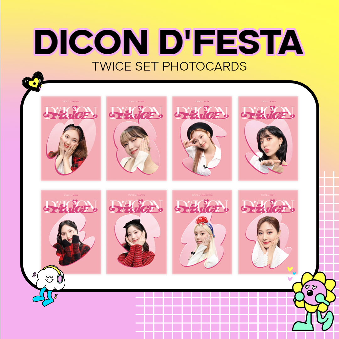 TWICE Set Photocards - DICON D'FESTA MINI EDITION