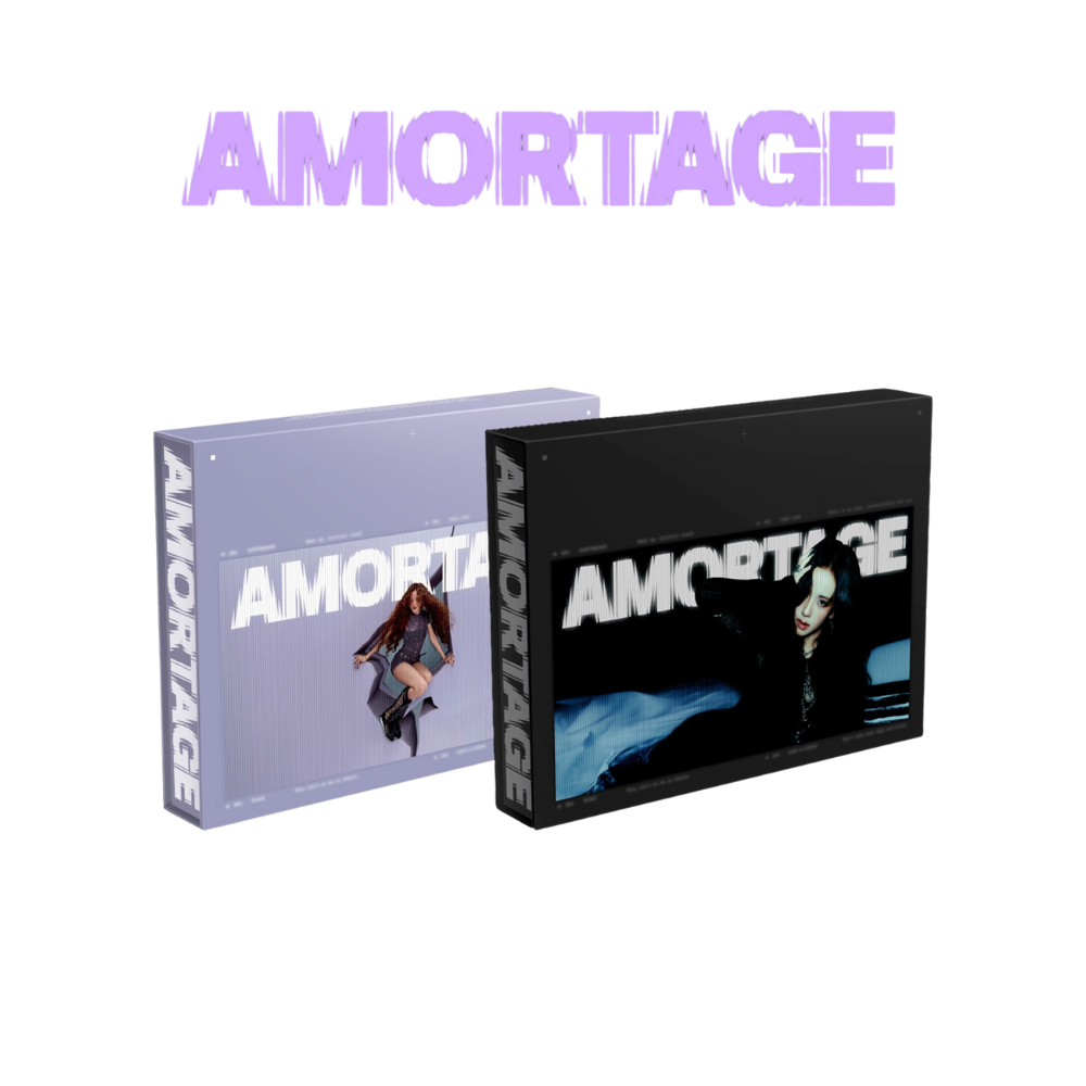 JISOO - Mini Album [AMORTAGE] EXCLUSIVE EDITION (PURPLE Ver. / BLACK Ver.)