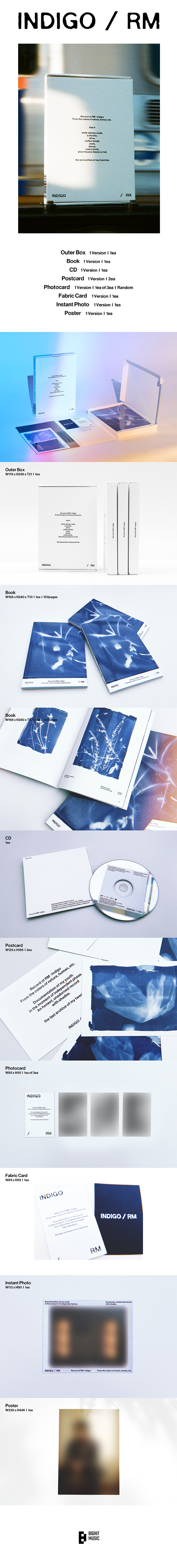 RM (BTS) - [Indigo] (Book Edition)