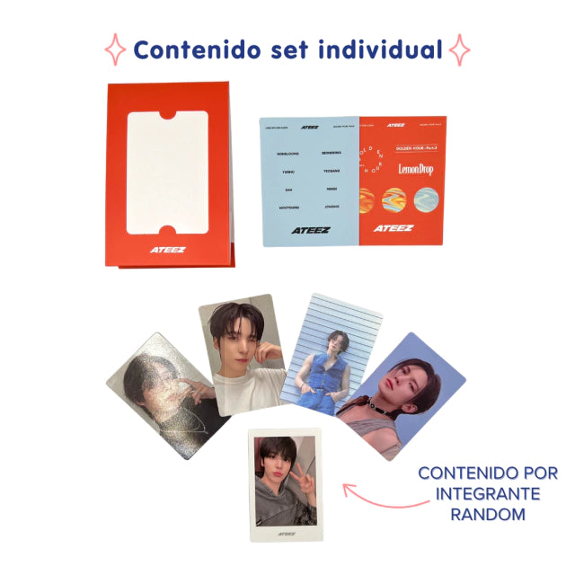 Ateez 12th Mini Album Golden Hour: Part. 3 POCAALBUM ver. Random