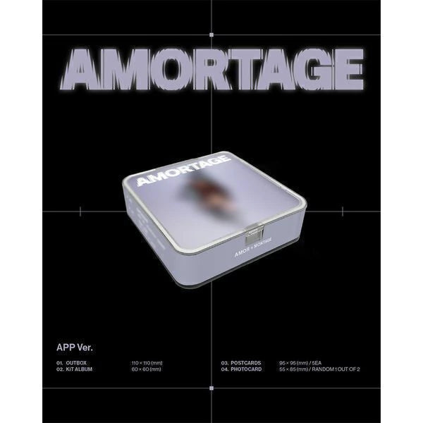 JISOO - Mini Album [AMORTAGE] APP VER