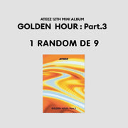 Ateez 12th Mini Album Golden Hour: Part. 3 POCAALBUM ver. Random