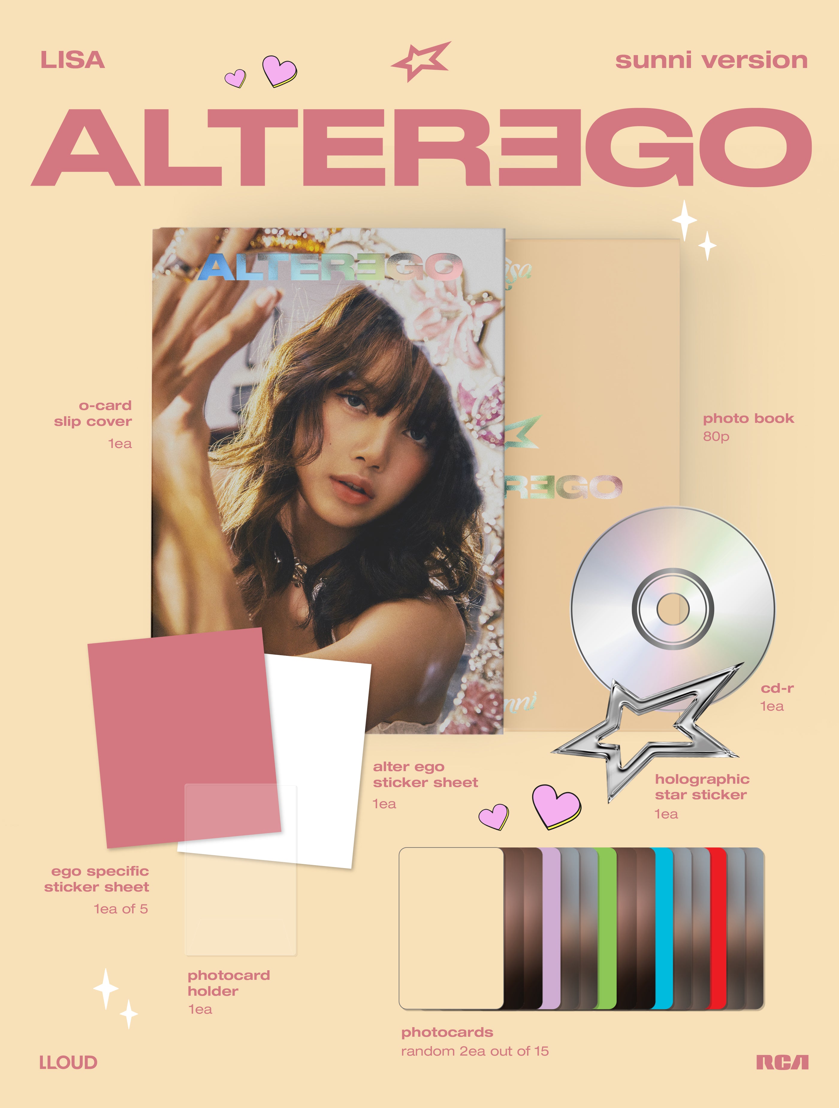 LISA - [Alter Ego] (Photobook Ver.) (Sunni ver)