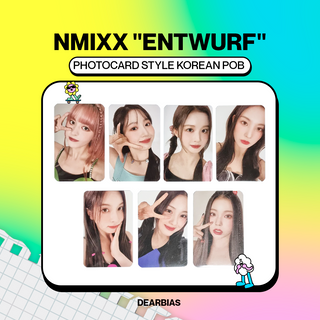 NMIXX - 'ENTWURF' Photocard Style Korean POB