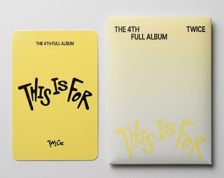 TWICE - This Is For  Photocard set