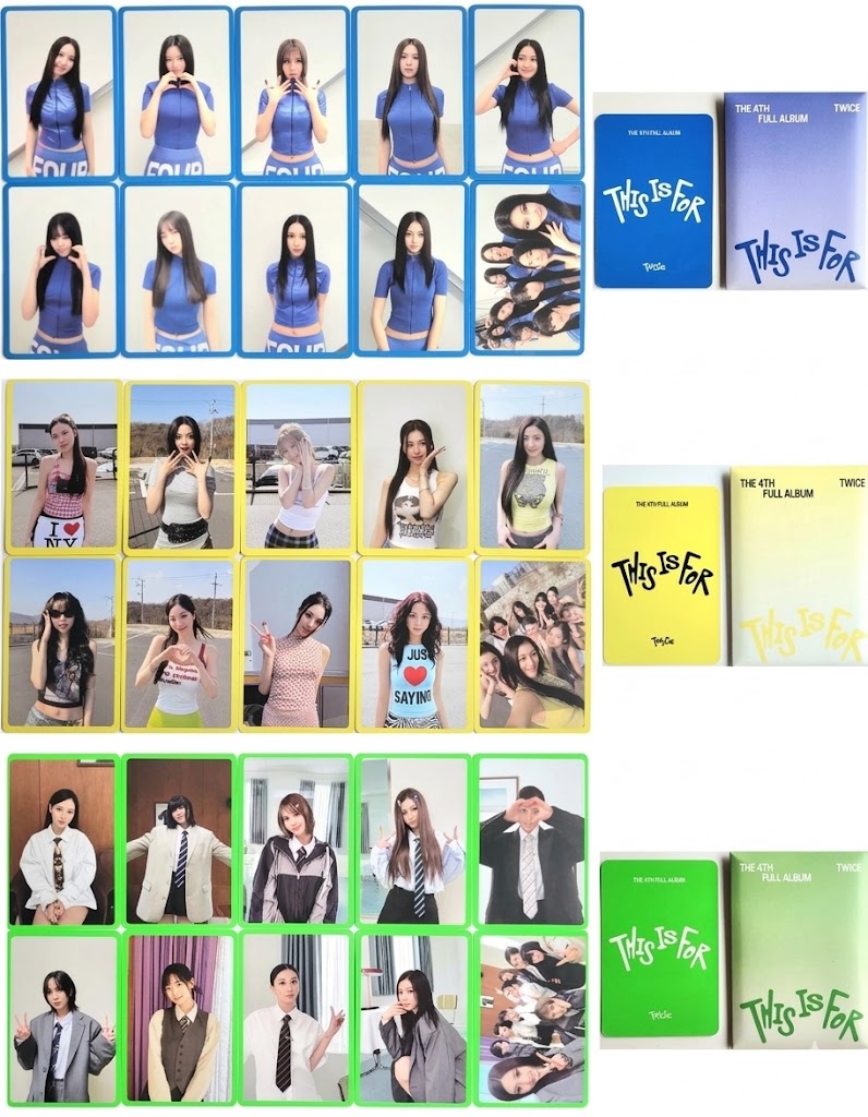 TWICE - This Is For  Photocard set