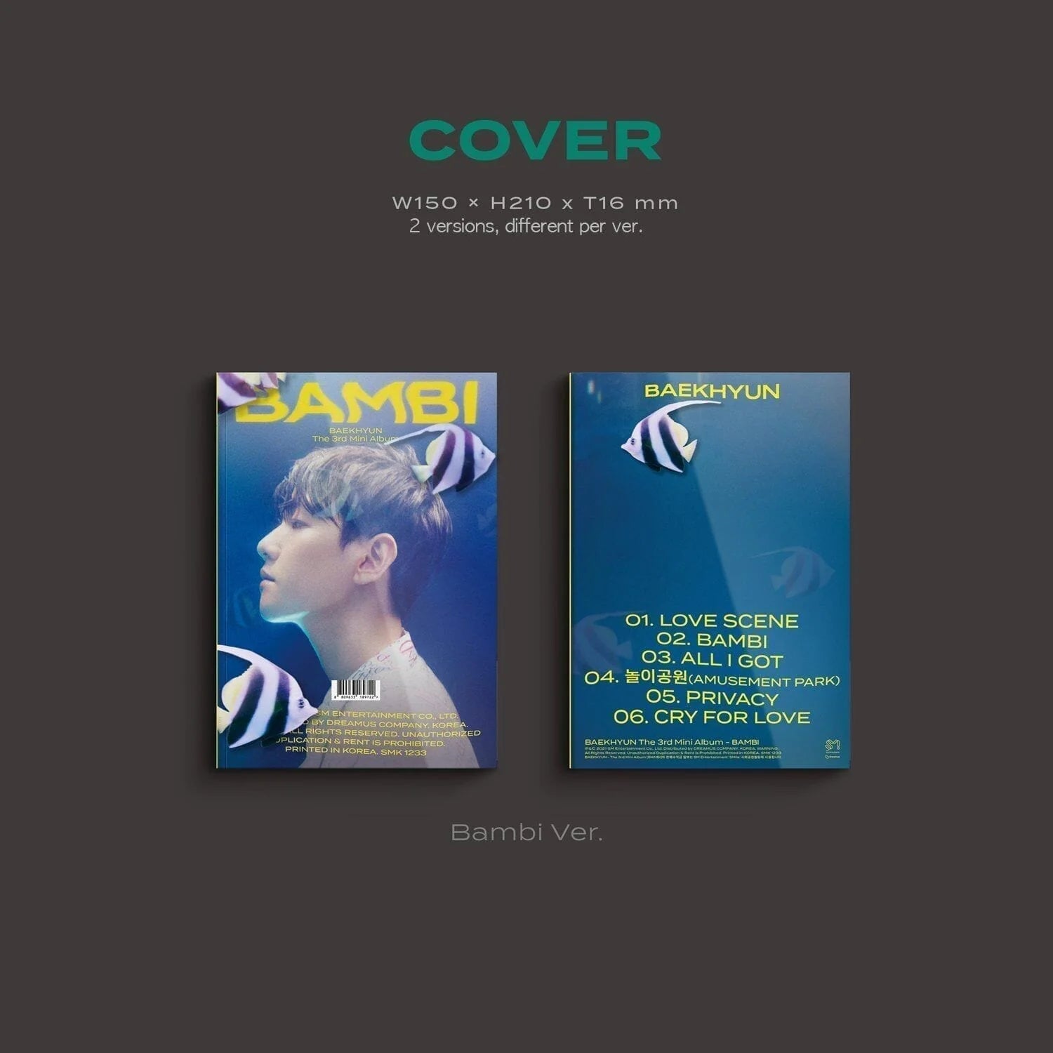 BAEKHYUN - 3rd Mini Album Bambi (Photo Book Ver.)