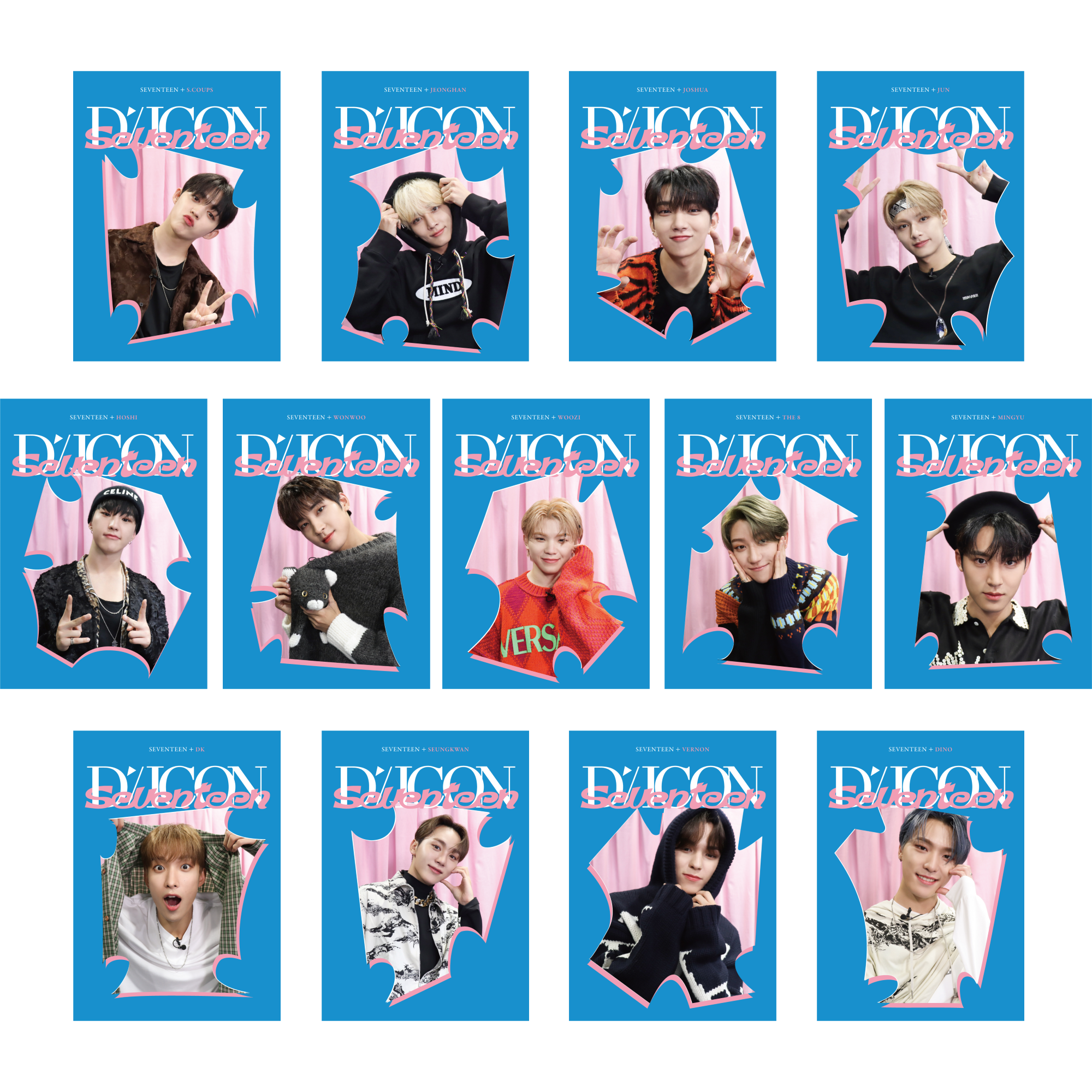 SEVENTEEN Set Photocards - DICON D'FESTA MINI EDITION