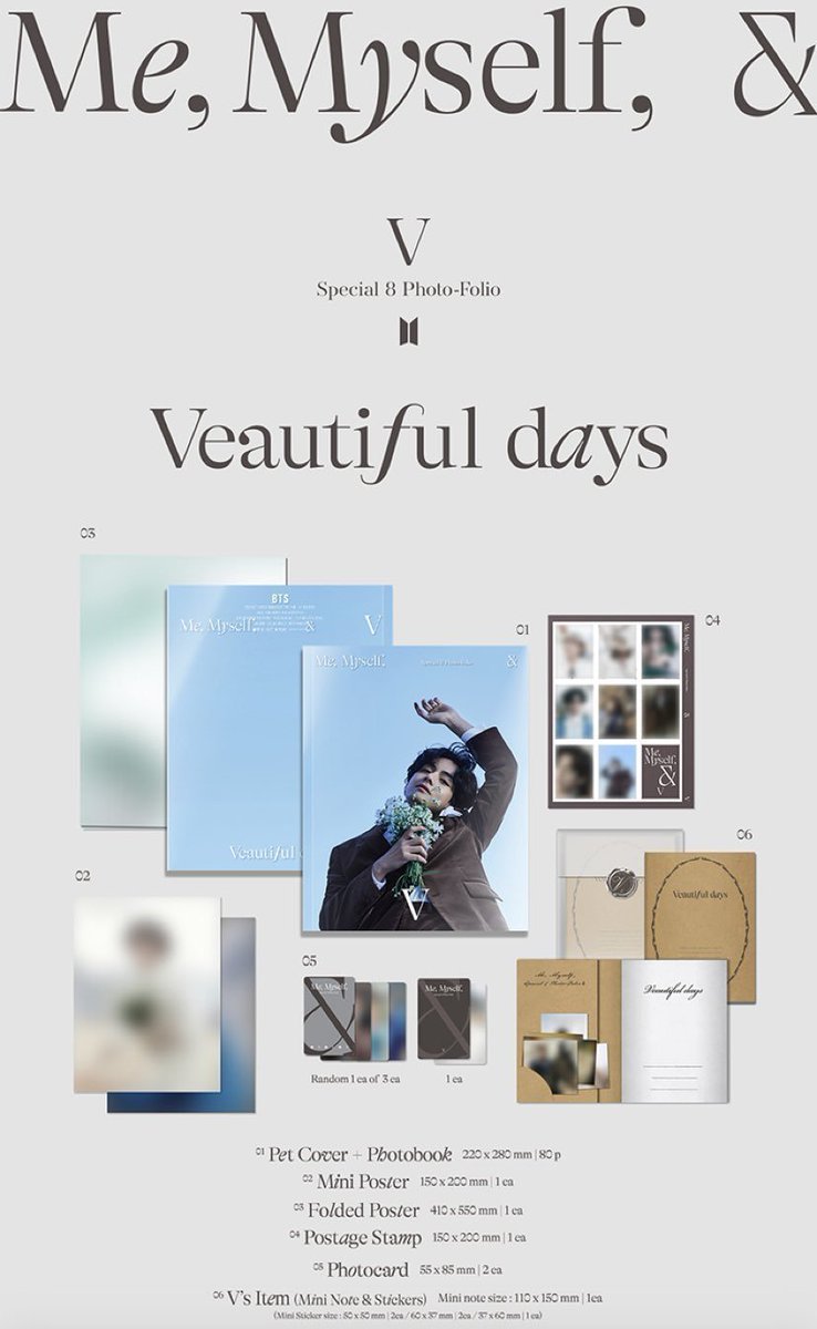 Special 8 Photo-Folio Me, Myself, and V ‘Veautiful Days’