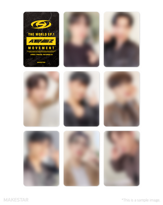 ATEEZ - [THE WORLD EP.1 : MOVEMENT] TRAVEL PACKAGE 01 PHOTOCARD