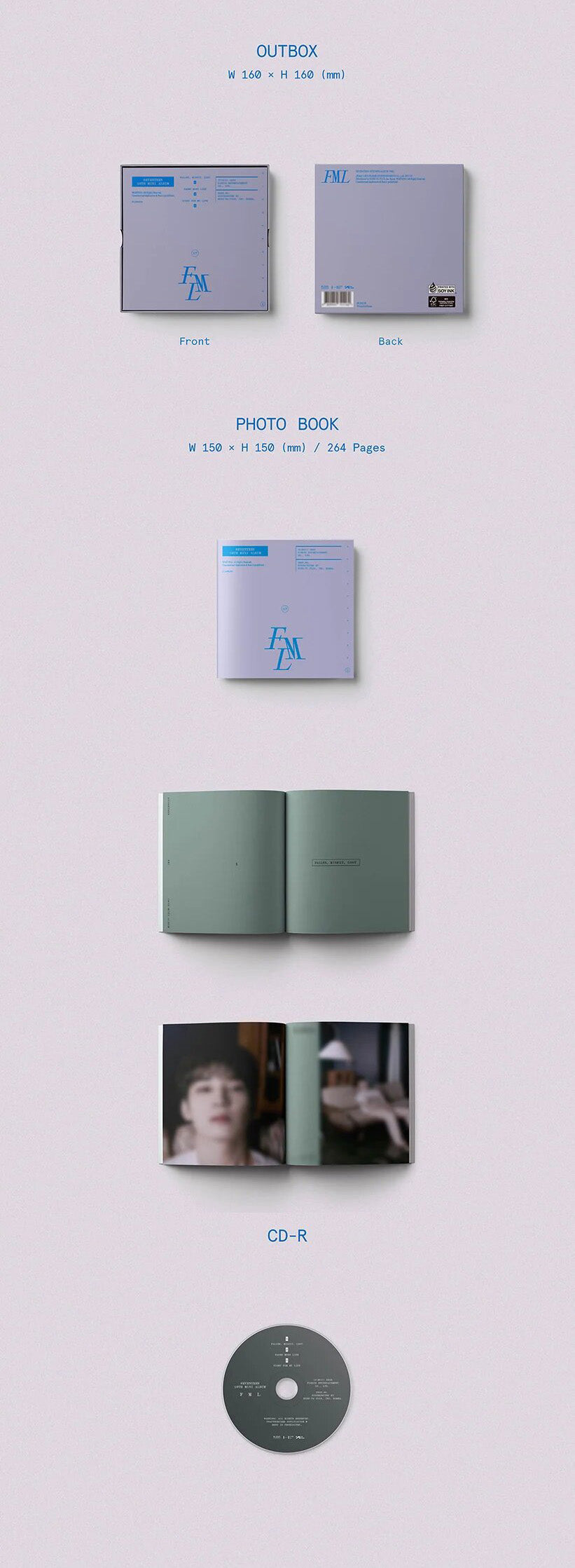 SEVENTEEN - 10th Mini Album 'FML' (Deluxe Ver) COMPARTIDO