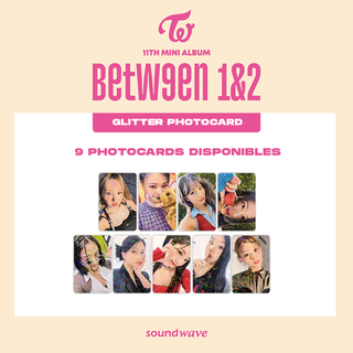 TWICE - Between 1&2 GLITTER PHOTOCARDS